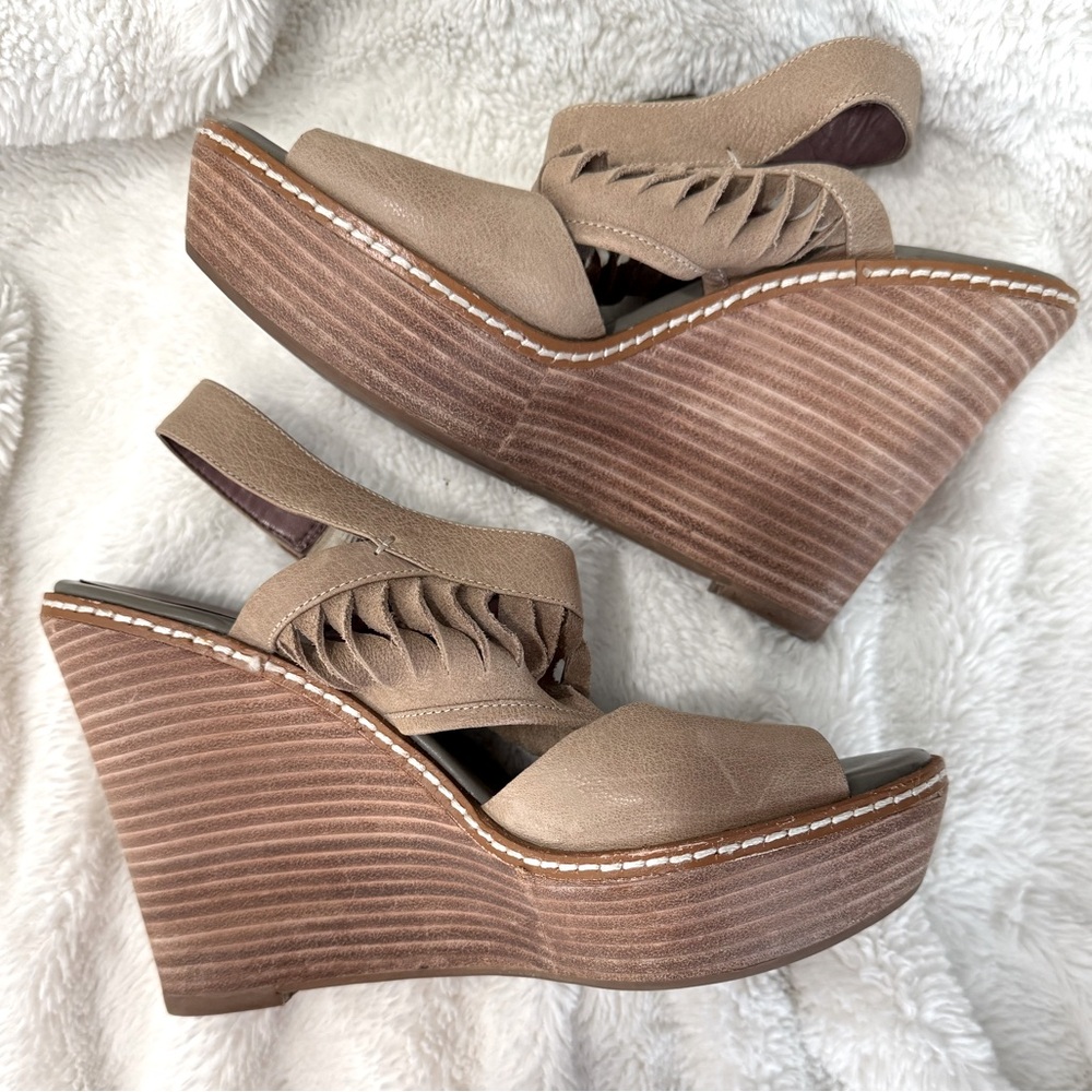 Hive & Honey Lolly Leather Wedge 7.5